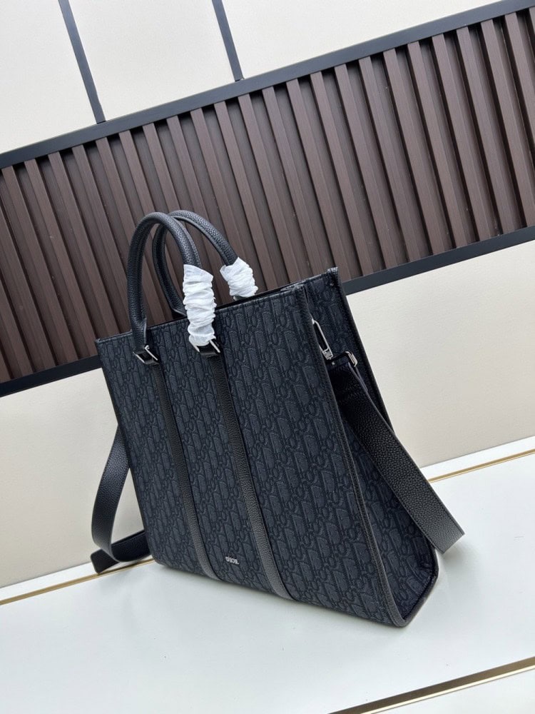 【AT11166】ディオールのクラシック東西風ハンドバッグ - Obliqueプリント 贅沢な東西風スタイル | Dior Paris
