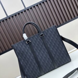【AT11166】ディオールのクラシック東西風ハンドバッグ - Obliqueプリント 贅沢な東西風スタイル | Dior Paris