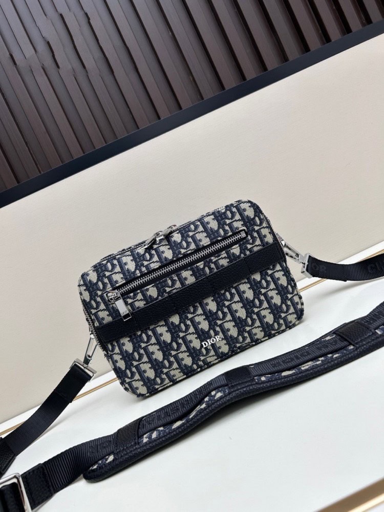 【AT11173】Diorディオール Obliqueオブリークプリント斜め掛けバッグ - 青色の高品質バッグ | Dior