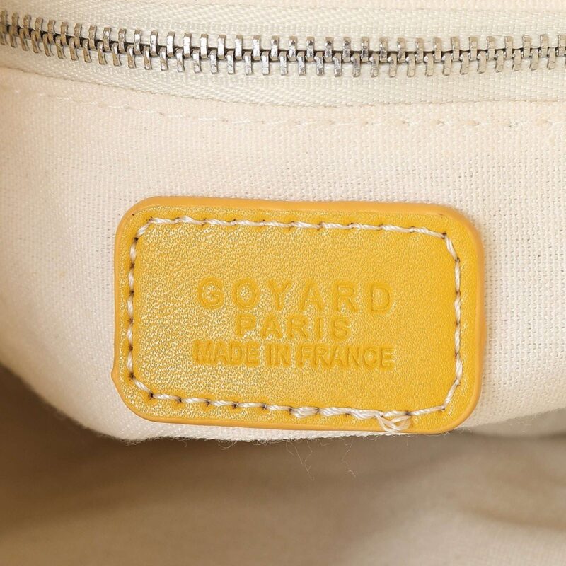 【AT11285】Goyard（ゴヤール）のBeluga（ブルーガ）ミニバッグ - 豪華な黄色革と精巧な刺繍、エレガントな装いに最適 | Goyard