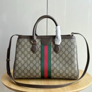 【AT11298】グッチ Ophidiaクラシックハンドバッグ - エレガントな女性のための贅沢なファッションアイテム | Gucci Italy
