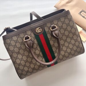 【AT11299】グッチ Ophidiaシリーズ中型トートバッグ - 高級なGG Supremeキャンバス素材、エレガントなデザイン！ | Gucci Firenze