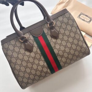【AT11299】グッチ Ophidiaシリーズ中型トートバッグ - 高級なGG Supremeキャンバス素材、エレガントなデザイン！ | Gucci Firenze