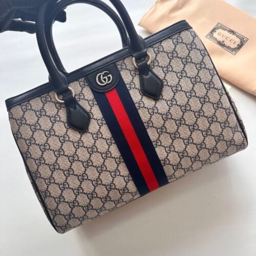 【AT11300】グッチOphidiaシリーズのクラシックトートバッグ、贅沢さとファッション性を存分に表現 | Gucci Firenze