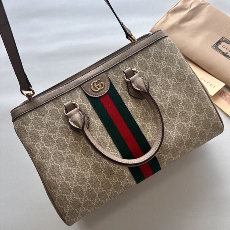 【AT11301】グッチ Ophidiaシリーズ中サイズ トートバッグ - 豪華さとファッション性を象徴する | Gucci Italy