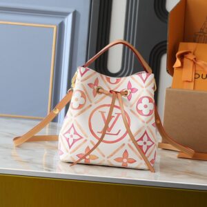 【AT11307】ルイ・ヴィトンNéonoé BBハンドバッグ - 贅沢なMonogram Tiles柄とパステルカラーが魅力的 | Louis Vuitton
