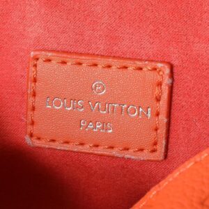 【AT11321】ルイヴィトンのスチーマーミニハンドバッグ - 豪華なオレンジレッドの牛革 - 18.0 x 11.0 x 6.5 cm | Louis Vuitton Paris