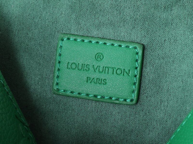 【AT11322】ルイ・ヴィトン 翠緑色のクラシックなスチーマーミニハンドバッグ | LV