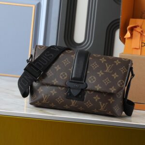【AT11332】ルイ・ヴィトン Monogramシリーズ ブラックレザーショルダーバッグ | LV