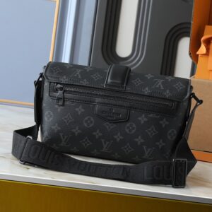 【AT11333】ルイ・ヴィトン Monogramブラックエンボス郵便バッグ - 贈り物に最適 | Louis Vuitton Paris