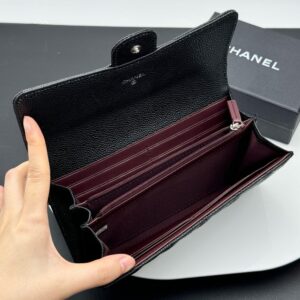 【AT11345】シャネルクラシックキャビアレザーウォレット - CHANEL Classic Caviar Leather Wallet | Chanel Paris