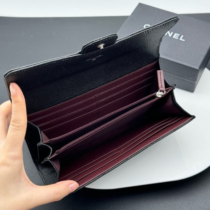 【AT11345】シャネルクラシックキャビアレザーウォレット - CHANEL Classic Caviar Leather Wallet | Chanel Paris