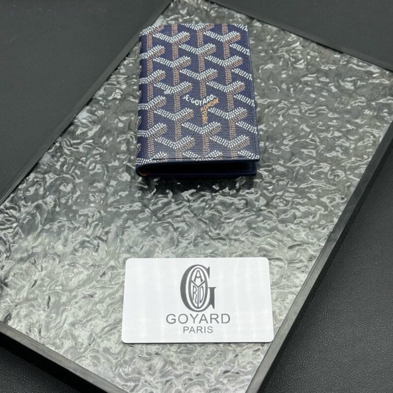 【AT11348】Goyardサンピエールシリーズ 軽量多機能財布 ネイビーブルー 繊細なデザイン | Goyard Paris