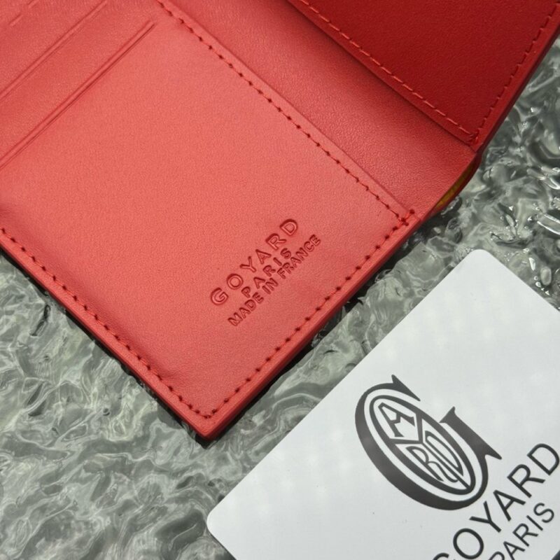 【AT11349】ゴヤール Goyard Saint Pierreシリーズ カードケース - 鮮やかな赤色で個性と自信を表現 | Maison Goyard