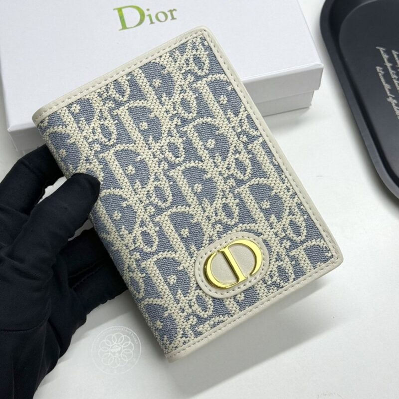【AT11357】ディオールの高級Obliqueジャカードパスポートケース | Christian Dior