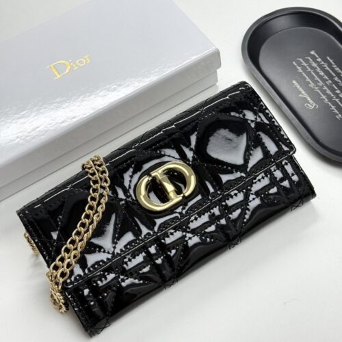 【AT11366】ディオール クラシックウォレット - ハイエンドなエナメルカウレザー製の豪華な財布 | Christian Dior
