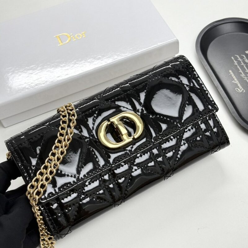 【AT11366】ディオール クラシックウォレット - ハイエンドなエナメルカウレザー製の豪華な財布 | Christian Dior