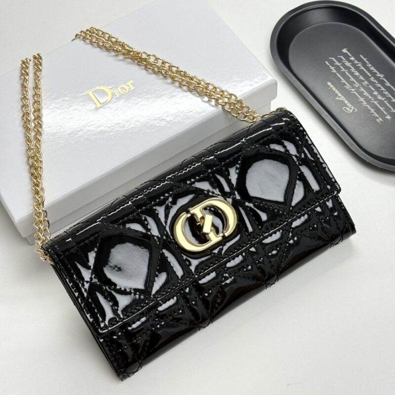 【AT11366】ディオール クラシックウォレット - ハイエンドなエナメルカウレザー製の豪華な財布 | Christian Dior