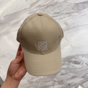 【AT11950】LOEWE（ロエベ）単色ベースボールキャップ - エレガントなファッションアイテム | Loewe