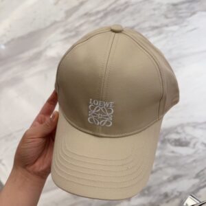 【AT11950】LOEWE（ロエベ）単色ベースボールキャップ - エレガントなファッションアイテム | Loewe