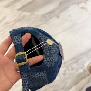 【AT11957】ルイ・ヴィトン LV クラシックな青色メッシュ野球帽 | Louis Vuitton Paris