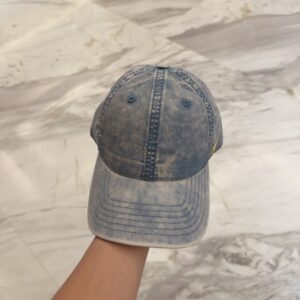【AT11965】YSLサンローラン　水洗いデニム風　高級刺繍キャップ | Saint Laurent Paris