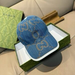 【AT11967】グッチ クラシックなダブルGロゴ デニムベースボールキャップ | Gucci