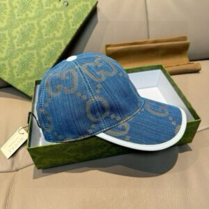 【AT11967】グッチ クラシックなダブルGロゴ デニムベースボールキャップ | Gucci