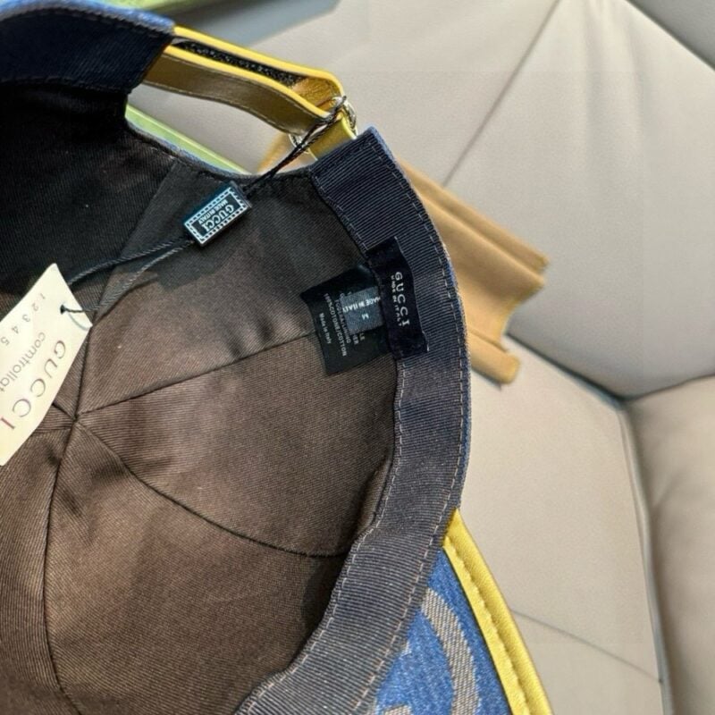 【AT11968】グッチ(Gucci)の双Gデニムベースボールキャップ、高級ファッションアクセサリー | Gucci Firenze