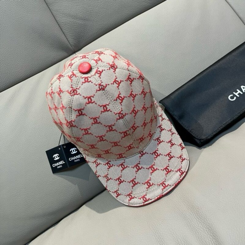 【AT11969】クラシックなダブルCロゴ入りジャカードベースボールキャップ | Chanel