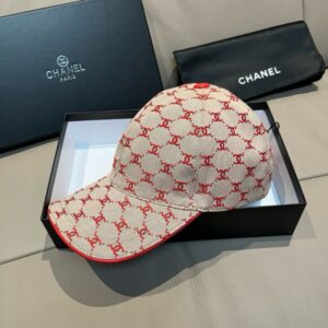【AT11969】クラシックなダブルCロゴ入りジャカードベースボールキャップ | Chanel