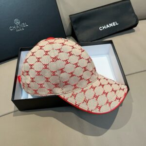 【AT11969】クラシックなダブルCロゴ入りジャカードベースボールキャップ | Chanel