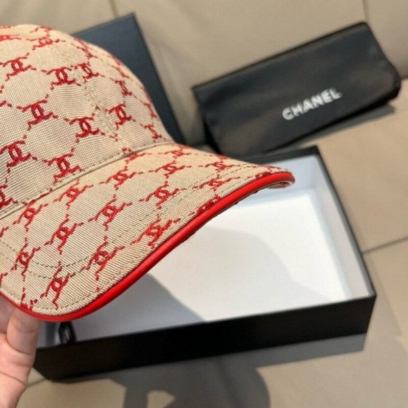 【AT11969】クラシックなダブルCロゴ入りジャカードベースボールキャップ | Chanel