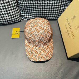 【AT11972】バーバリーのクラシックなTBプリントベースボールキャップ - エレガントな都市のファッションアクセサリー | Burberry London