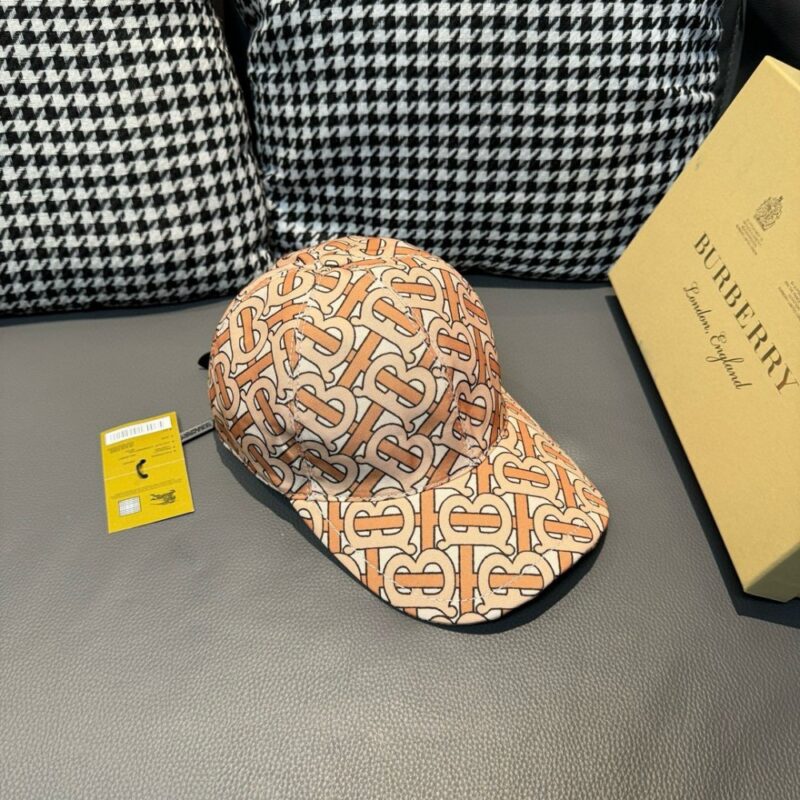 【AT11972】バーバリーのクラシックなTBプリントベースボールキャップ - エレガントな都市のファッションアクセサリー | Burberry London
