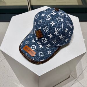 【AT11984】ルイ・ヴィトンのモノグラムデニムベースボールキャップ | LV