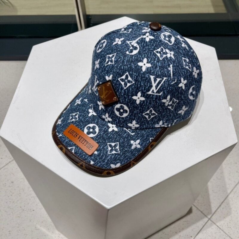 【AT11984】ルイ・ヴィトンのモノグラムデニムベースボールキャップ | LV