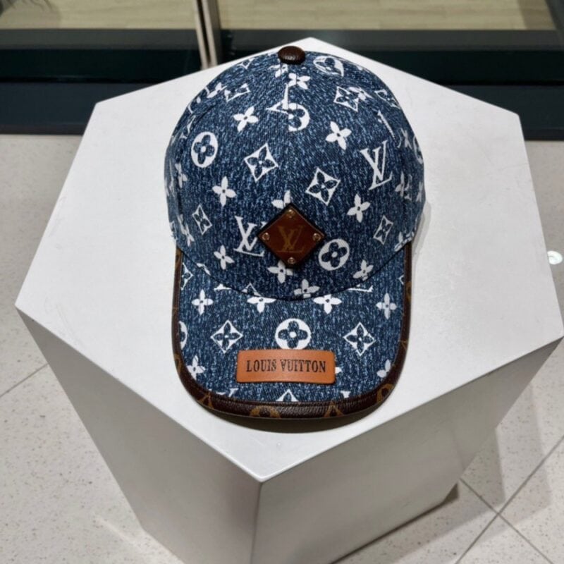 【AT11984】ルイ・ヴィトンのモノグラムデニムベースボールキャップ | LV