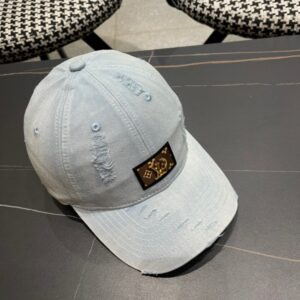 【AT12002】ルイ・ヴィトン2025年春夏コレクションの高級氷河ホワイトベースボールキャップ | Louis Vuitton Paris