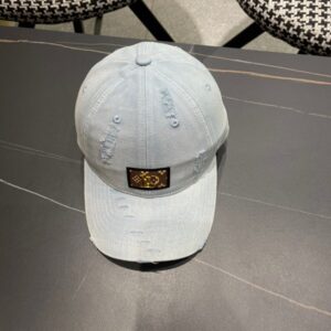 【AT12002】ルイ・ヴィトン2025年春夏コレクションの高級氷河ホワイトベースボールキャップ | Louis Vuitton Paris