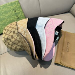 【AT12008】グッチのクラシックなベースボールキャップ - 高級感と都会のファッションアイテム | Gucci