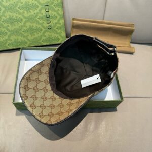 【AT12009】グッチロゴGG柄キャップ - 贅沢な高級帆布キャップ男女兼用 | Gucci