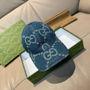 【AT12013】グッチ デニムキャップ - 都会のファッションシーンを新たな流れに変える | Gucci