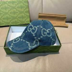 【AT12013】グッチ デニムキャップ - 都会のファッションシーンを新たな流れに変える | Gucci