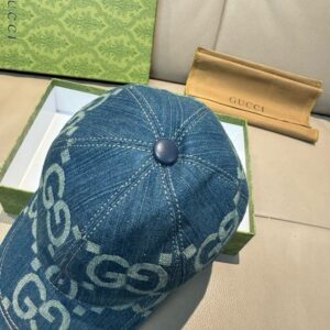 【AT12013】グッチ デニムキャップ - 都会のファッションシーンを新たな流れに変える | Gucci