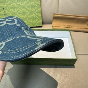 【AT12013】グッチ デニムキャップ - 都会のファッションシーンを新たな流れに変える | Gucci