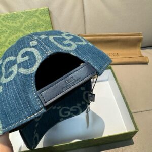 【AT12013】グッチ デニムキャップ - 都会のファッションシーンを新たな流れに変える | Gucci