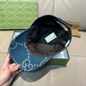 【AT12013】グッチ デニムキャップ - 都会のファッションシーンを新たな流れに変える | Gucci