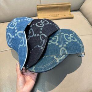 【AT12013】グッチ デニムキャップ - 都会のファッションシーンを新たな流れに変える | Gucci