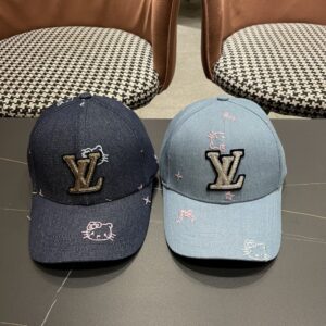【AT12015】ルイ・ヴィトン ブルーグレー野球帽：都会のファッションとエレガンスを演出 | Louis Vuitton Paris